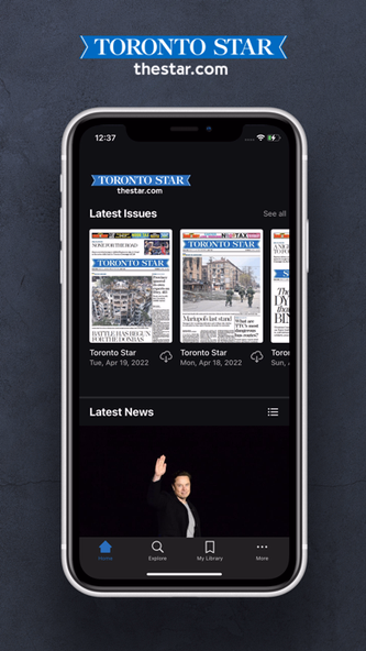 Toronto Star ePaper Edition Screenshot 1 - AppWisp.com Toronto Star ePaper Edition Screenshot 1 - AppWisp.com