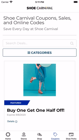 Shoe Carnival Screenshot 4 - AppWisp.com Shoe Carnival Screenshot 4 - AppWisp.com
