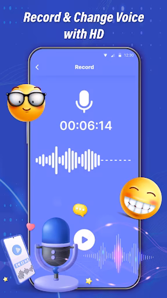 Voice Changer: Audio Effects Screenshot 1 - AppWisp.com Voice Changer: Audio Effects Screenshot 1 - AppWisp.com