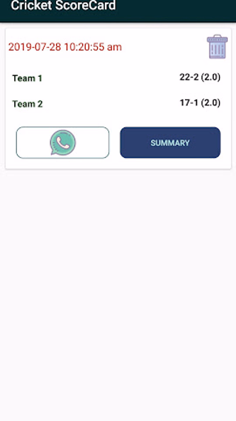 Cricket Scorecard Screenshot 3 - AppWisp.com Cricket Scorecard Screenshot 3 - AppWisp.com