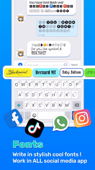 Fonts Keyboard & Emoji Screenshot 3 - AppWisp.com Fonts Keyboard & Emoji Screenshot 3 - AppWisp.com
