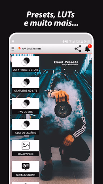 DevX Presets - Foto e Vídeo Screenshot 1 - AppWisp.com DevX Presets - Foto e Vídeo Screenshot 1 - AppWisp.com