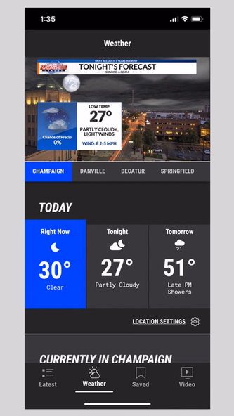 WCIA-3 News App Screenshot 2 - AppWisp.com WCIA-3 News App Screenshot 2 - AppWisp.com