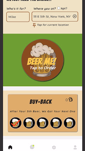 BeerMe NYC: One Tap, One Beer Screenshot 3 - AppWisp.com BeerMe NYC: One Tap, One Beer Screenshot 3 - AppWisp.com