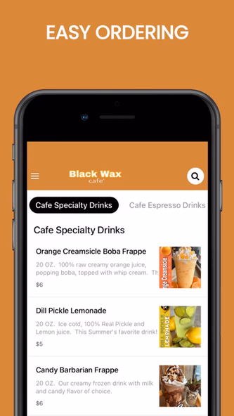 Black Wax Cafe Screenshot 4 - AppWisp.com Black Wax Cafe Screenshot 4 - AppWisp.com