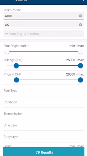 autolina.ch has 90'000 cars Screenshot 2 - AppWisp.com autolina.ch has 90'000 cars Screenshot 2 - AppWisp.com