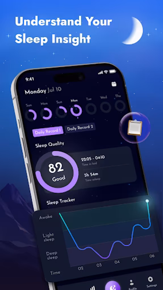 Sleep Tracker: White Noise Screenshot 1 - AppWisp.com Sleep Tracker: White Noise Screenshot 1 - AppWisp.com