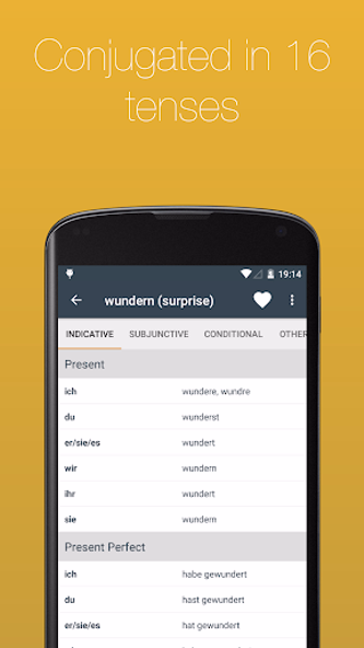 German Verb Conjugator Screenshot 3 - AppWisp.com German Verb Conjugator Screenshot 3 - AppWisp.com