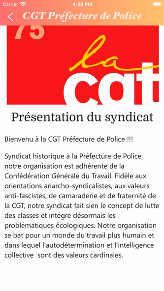 CGT Préfecture de Police Screenshot 4 - AppWisp.com CGT Préfecture de Police Screenshot 4 - AppWisp.com