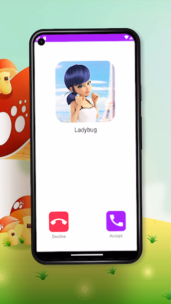 LadyBug Fake Video Call Screenshot 3 - AppWisp.com LadyBug Fake Video Call Screenshot 3 - AppWisp.com