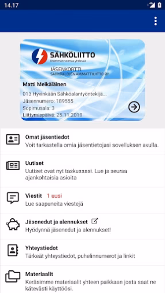 Sähköliitto Screenshot 2 - AppWisp.com Sähköliitto Screenshot 2 - AppWisp.com