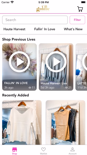 Goldie Boutique Screenshot 2 - AppWisp.com Goldie Boutique Screenshot 2 - AppWisp.com
