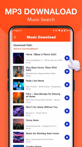 MP3 Downloader Music Download Screenshot 3 - AppWisp.com MP3 Downloader Music Download Screenshot 3 - AppWisp.com