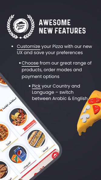 Pizza Hut KSA - Order Food Now Screenshot 2 - AppWisp.com Pizza Hut KSA - Order Food Now Screenshot 2 - AppWisp.com