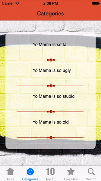 Yo Mama - Best New Jokes & Sayings! Screenshot 2 - AppWisp.com Yo Mama - Best New Jokes & Sayings! Screenshot 2 - AppWisp.com