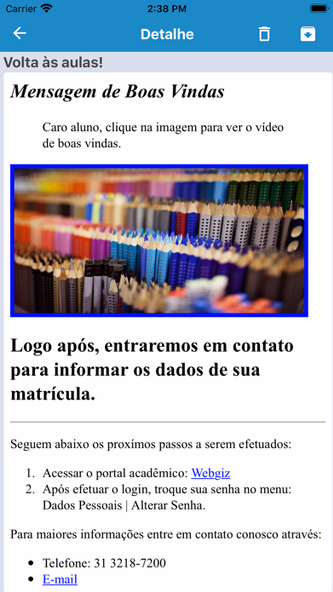 ExtraClasse Screenshot 3 - AppWisp.com ExtraClasse Screenshot 3 - AppWisp.com