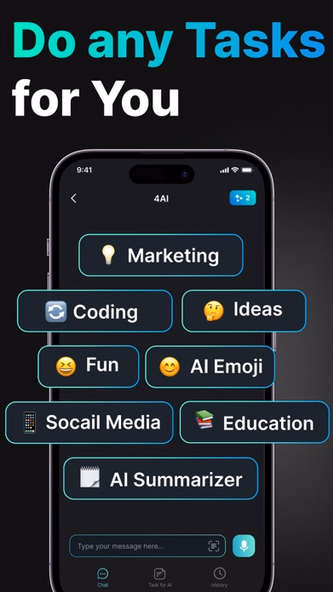 Chat & Ask AI Assistant: GemAI Screenshot 2 - AppWisp.com Chat & Ask AI Assistant: GemAI Screenshot 2 - AppWisp.com