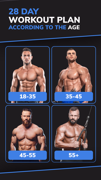 Workouts For Men: Gym & Home Screenshot 1 - AppWisp.com Workouts For Men: Gym & Home Screenshot 1 - AppWisp.com