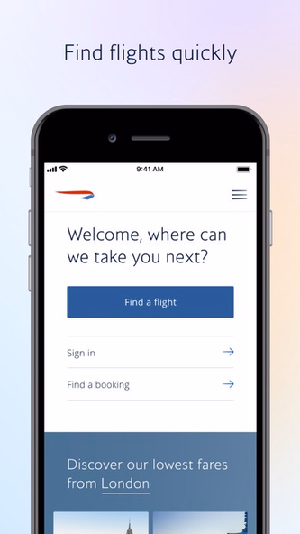 British Airways Screenshot 1 - AppWisp.com British Airways Screenshot 1 - AppWisp.com