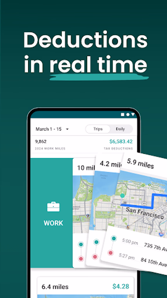 Mileage Tracker by Everlance Screenshot 3 - AppWisp.com Mileage Tracker by Everlance Screenshot 3 - AppWisp.com