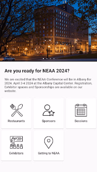 NEAA Conference Screenshot 1 - AppWisp.com