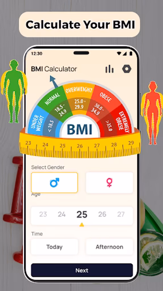 BMI Calculator, Weight Tracker Screenshot 1 - AppWisp.com BMI Calculator, Weight Tracker Screenshot 1 - AppWisp.com