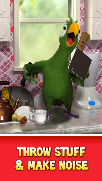 Talking Pierre the Parrot Screenshot 3 - AppWisp.com Talking Pierre the Parrot Screenshot 3 - AppWisp.com