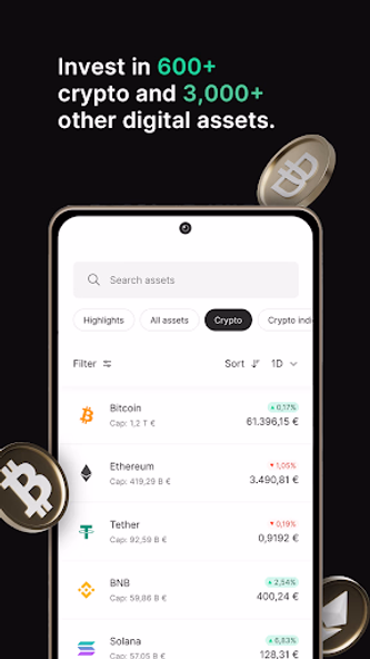 Bitpanda: Buy Bitcoin & Crypto Screenshot 1 - AppWisp.com Bitpanda: Buy Bitcoin & Crypto Screenshot 1 - AppWisp.com