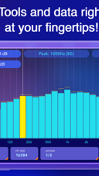 Audio Spectrum Analyzer dB RTA Screenshot 4 - AppWisp.com Audio Spectrum Analyzer dB RTA Screenshot 4 - AppWisp.com