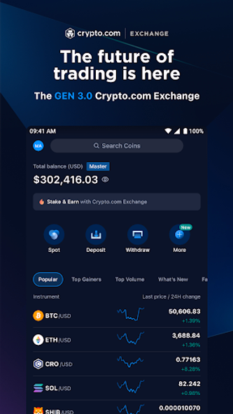 Crypto.com Exchange Screenshot 1 - AppWisp.com Crypto.com Exchange Screenshot 1 - AppWisp.com