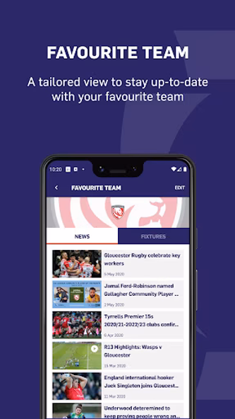 Premiership Rugby Screenshot 1 - AppWisp.com Premiership Rugby Screenshot 1 - AppWisp.com
