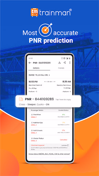 Trainman - Train booking app Screenshot 4 - AppWisp.com Trainman - Train booking app Screenshot 4 - AppWisp.com