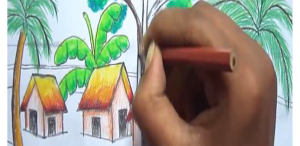Drawing Scenery Village Header - AppWisp.com Drawing Scenery Village Header - AppWisp.com