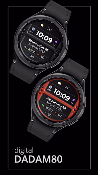 DADAM80 Digital Watch Face Screenshot 1 - AppWisp.com