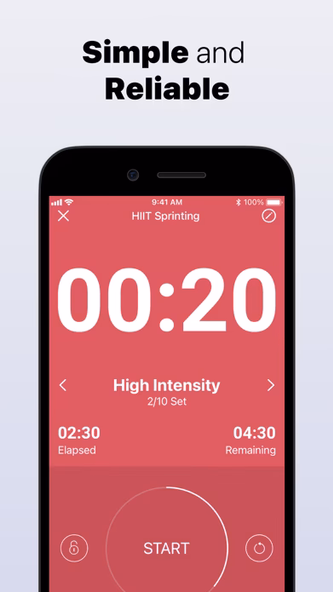 Interval Timer - Tabata Timer Screenshot 1 - AppWisp.com Interval Timer - Tabata Timer Screenshot 1 - AppWisp.com