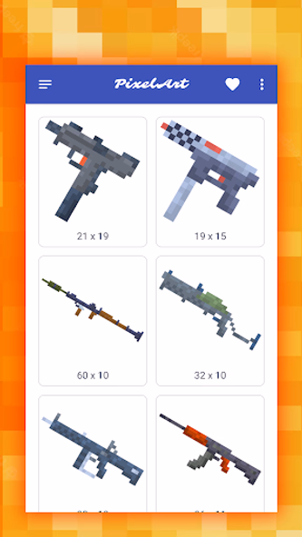 How to draw pixel weapons Screenshot 2 - AppWisp.com How to draw pixel weapons Screenshot 2 - AppWisp.com