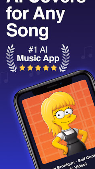 Melodia - AI Cover & AI Music Screenshot 1 - AppWisp.com Melodia - AI Cover & AI Music Screenshot 1 - AppWisp.com