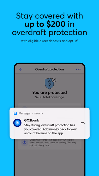 GO2bank: Mobile banking Screenshot 2 - AppWisp.com GO2bank: Mobile banking Screenshot 2 - AppWisp.com