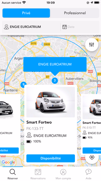 ENGIE Carsharing Screenshot 2 - AppWisp.com ENGIE Carsharing Screenshot 2 - AppWisp.com