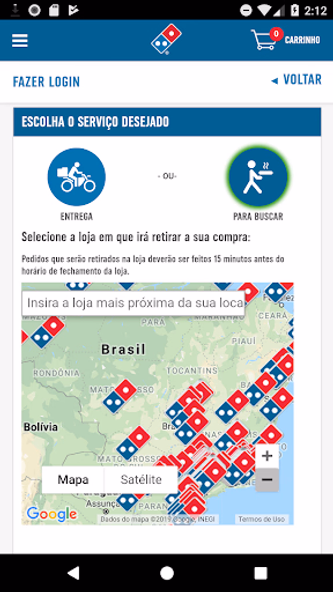 Domino's Pizza Brasil Screenshot 2 - AppWisp.com