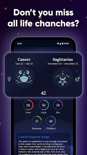 AstroHarmony: Daily Horoscope Screenshot 1 - AppWisp.com AstroHarmony: Daily Horoscope Screenshot 1 - AppWisp.com