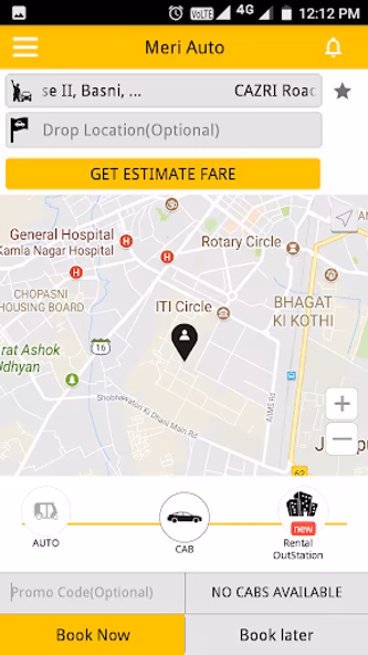 Meri auto and cab Screenshot 2 - AppWisp.com