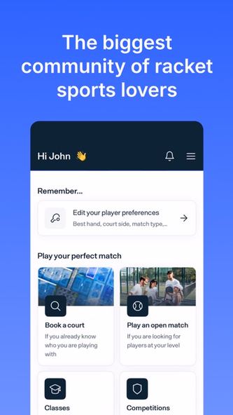 Playtomic - Padel & pickleball Screenshot 1 - AppWisp.com Playtomic - Padel & pickleball Screenshot 1 - AppWisp.com