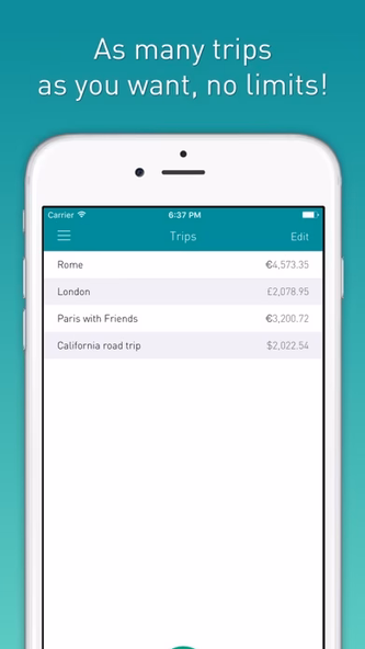 Tripcoin - Travel budget Screenshot 4 - AppWisp.com Tripcoin - Travel budget Screenshot 4 - AppWisp.com