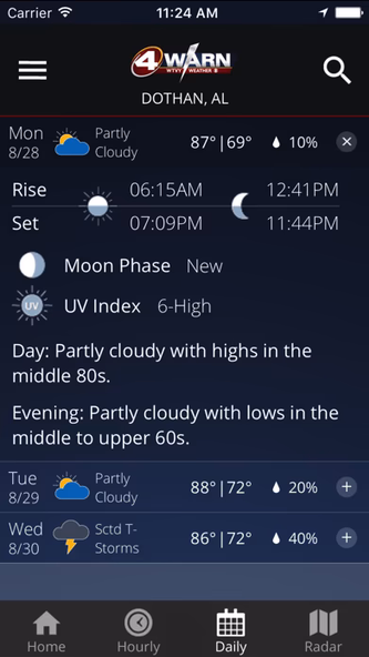 WTVY-TV 4Warn Weather Screenshot 3 - AppWisp.com WTVY-TV 4Warn Weather Screenshot 3 - AppWisp.com