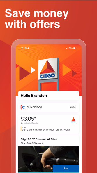 CITGO Pay Screenshot 2 - AppWisp.com CITGO Pay Screenshot 2 - AppWisp.com