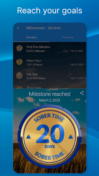 Sober Time - Sober Day Counter Screenshot 4 - AppWisp.com Sober Time - Sober Day Counter Screenshot 4 - AppWisp.com