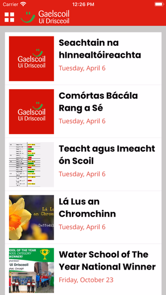Gaelscoil Uí Drisceoil Screenshot 3 - AppWisp.com Gaelscoil Uí Drisceoil Screenshot 3 - AppWisp.com