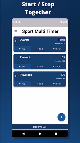 Sport Multi Timer Screenshot 2 - AppWisp.com Sport Multi Timer Screenshot 2 - AppWisp.com