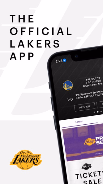 LA Lakers Official App Screenshot 1 - AppWisp.com LA Lakers Official App Screenshot 1 - AppWisp.com
